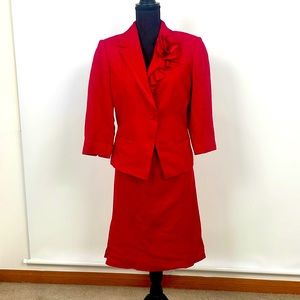 White House Black Market suit jacket and skirt.